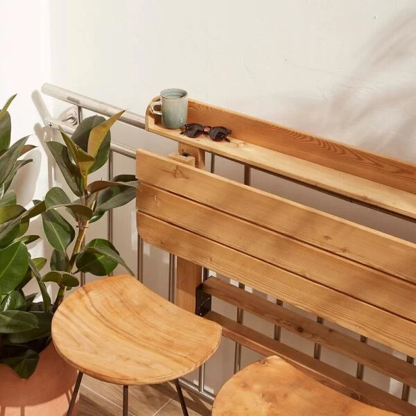 Balkontafel Acanta Inklapbaar - 118 × 50 × 69 Cm - Afbeelding 2