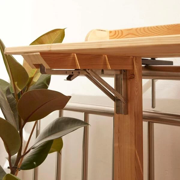 Balkontafel Acanta Inklapbaar - 118 × 50 × 69 Cm - Afbeelding 3