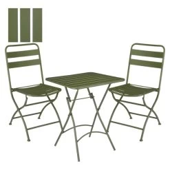 Mica Decorations Evita Bistro Set Groen - 3 Delig