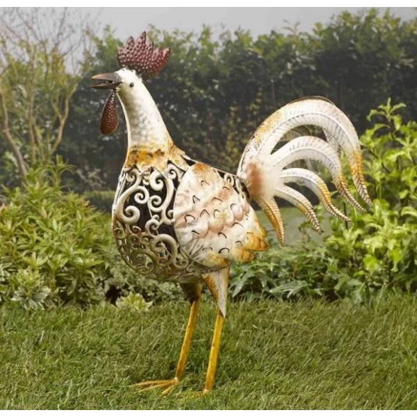 Haan Met Verlichting Op Zonne-energie - Afbeelding 2