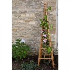 Obelisk In Hout - 190 Cm